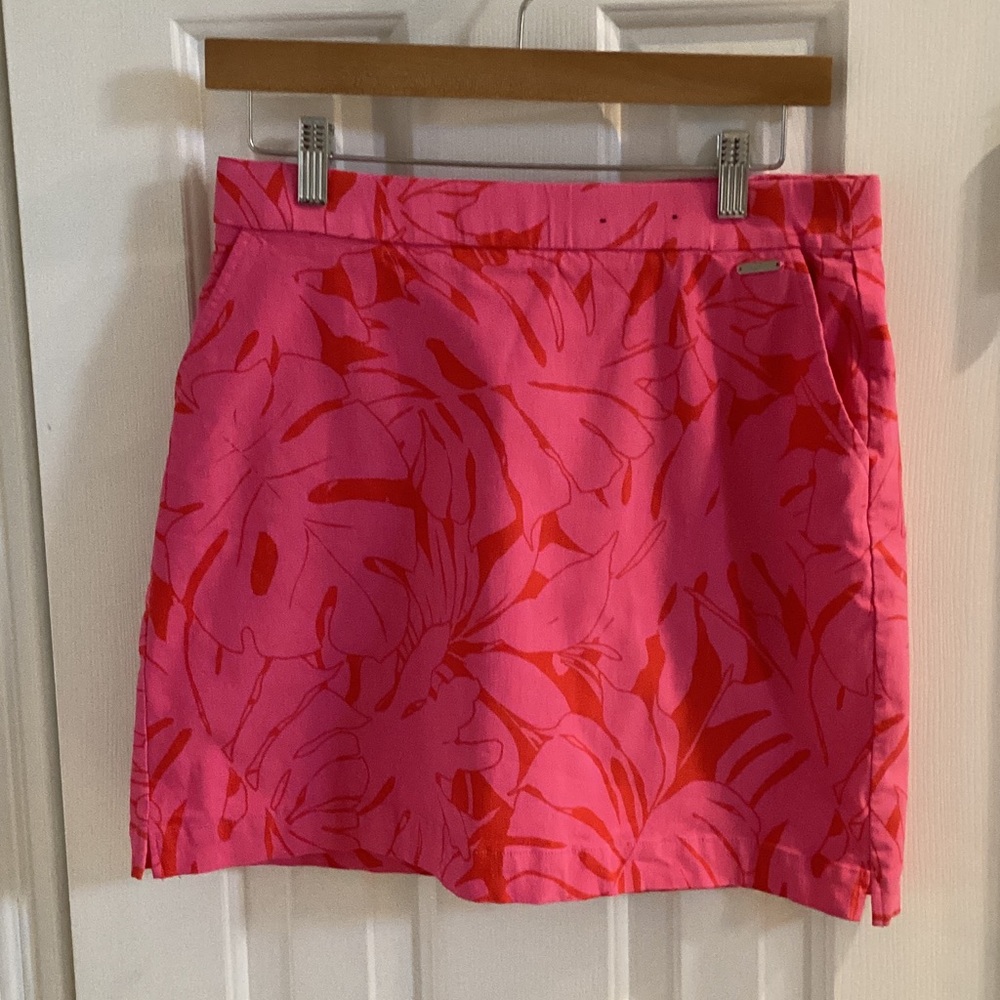 Rafaela Pink & Red Tropical Skort